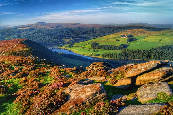 Ladybower View Picture Board by Darren Galpin