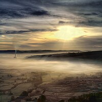 Buy canvas prints of Hope Valley Sunrise  by Darren Galpin