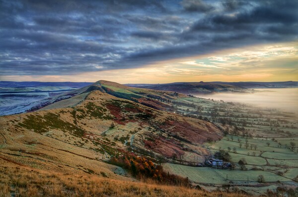 Great Ridge Sunrise Picture Board by Darren Galpin