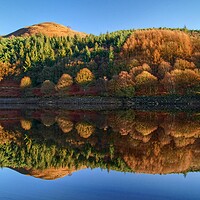 Buy canvas prints of Ladybower Reflections  by Darren Galpin