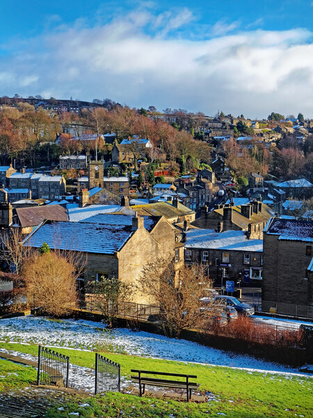 Holmfirth View Picture Board by Darren Galpin