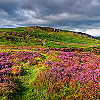 Buy canvas prints of Ilkley Moor and Crags by Darren Galpin