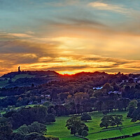Buy canvas prints of Castle Hill Sunset by Darren Galpin