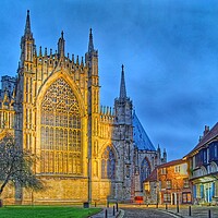 Buy canvas prints of York Minster from College Green  by Darren Galpin