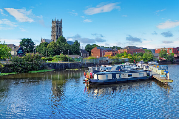 Doncaster Wharf and Minster  Picture Board by Darren Galpin