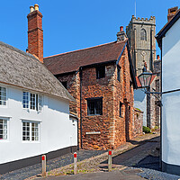 Buy canvas prints of Church Steps Minehead by Darren Galpin