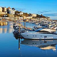 Buy canvas prints of Torquay Harbour and Marina by Darren Galpin
