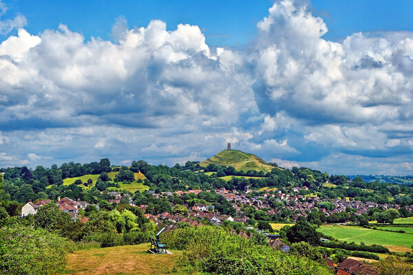 Glastonbury Tor Picture Board by Darren Galpin