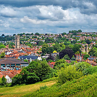 Buy canvas prints of Glastonbury Town View by Darren Galpin