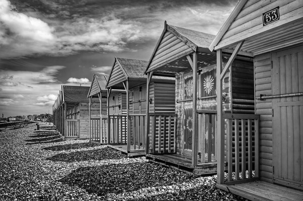 Beach Huts at Herne Bay  Picture Board by Darren Galpin