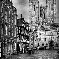 Buy canvas prints of Lincoln Cathedral and Castle Square  by Darren Galpin
