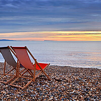 Buy canvas prints of Lyme Regis Sunrise by Darren Galpin