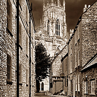 Buy canvas prints of Precentors Court & York Minster   by Darren Galpin