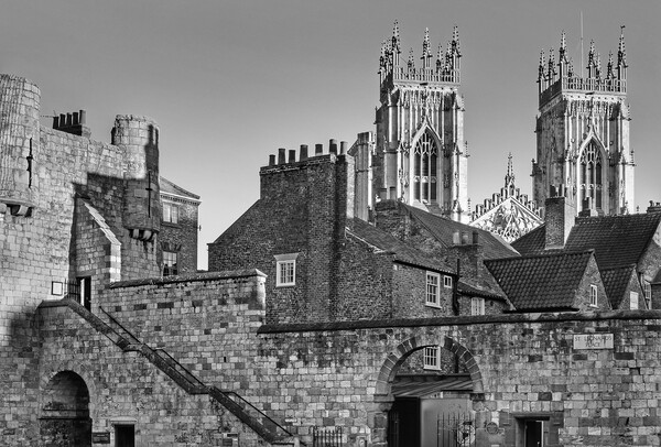 Bootham Bar and York Minster Picture Board by Darren Galpin