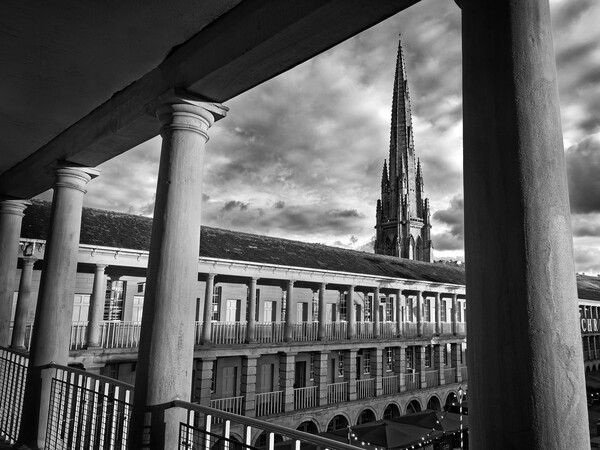 Halifax Piece Hall and Square Church Spire  Picture Board by Darren Galpin