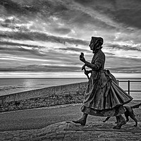 Buy canvas prints of Mary Anning Statue, Lyme Regis  by Darren Galpin