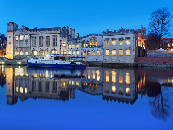 York Guildhall and River Ouse  Picture Board by Darren Galpin