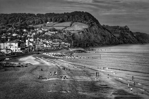 Sidmouth Seafront and Beach   Picture Board by Darren Galpin