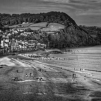 Buy canvas prints of Sidmouth Seafront and Beach   by Darren Galpin