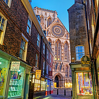 Buy canvas prints of York Minster from Minster Gates    by Darren Galpin