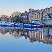 Buy canvas prints of River Ouse Panorama, York by Darren Galpin