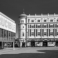 Buy canvas prints of Crucible and Lyceum Theatres, Sheffield   by Darren Galpin