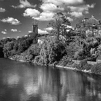 Buy canvas prints of River Exe at Tiverton  by Darren Galpin