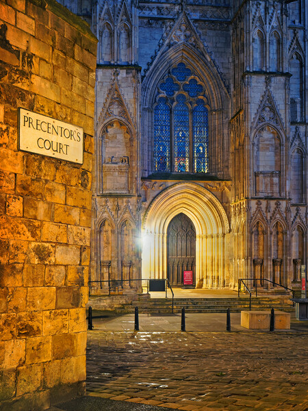 Precentors Court and York Minster Picture Board by Darren Galpin