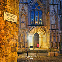 Buy canvas prints of Precentors Court and York Minster by Darren Galpin