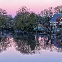 Buy canvas prints of Morning Light on The River Ouse, York by Darren Galpin