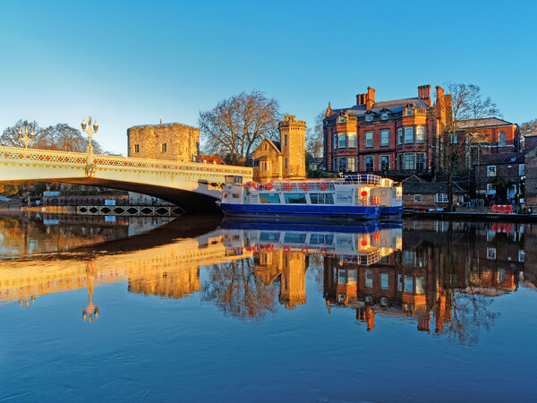 Lendal Bridge and Tower  York Picture Board by Darren Galpin
