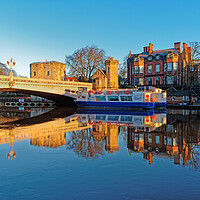 Buy canvas prints of Lendal Bridge and Tower  York by Darren Galpin