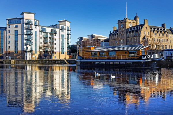 The Shore Leith Picture Board by Darren Galpin