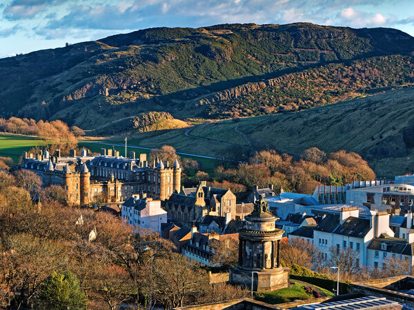 Holyrood Palace and Park Edinburgh  Picture Board by Darren Galpin