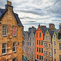 Buy canvas prints of Victoria Street Buildings Edinburgh by Darren Galpin