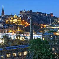 Buy canvas prints of Edinburgh at Night by Darren Galpin