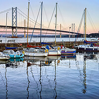 Buy canvas prints of South Queensferry Harbour by Darren Galpin