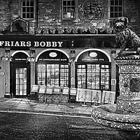 Buy canvas prints of Greyfriars Bobby Edinburgh  by Darren Galpin