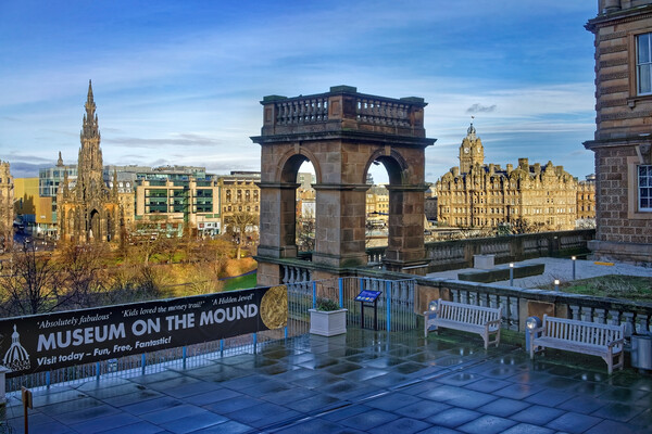 Edinburgh, Museum on the Mound View Picture Board by Darren Galpin