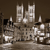 Buy canvas prints of Lincoln Cathedral and Castle Square by Darren Galpin