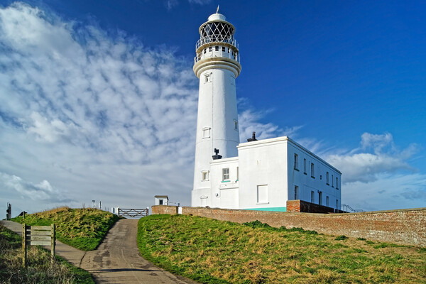 Flamborough Head Lighthouse Picture Board by Darren Galpin