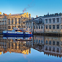 Buy canvas prints of York Guildhall and River Ouse by Darren Galpin