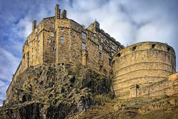 Edinburgh Castle Picture Board by Darren Galpin