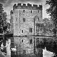 Buy canvas prints of Wells Bishops Palace by Darren Galpin