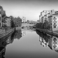 Buy canvas prints of Leeds River Aire by Darren Galpin