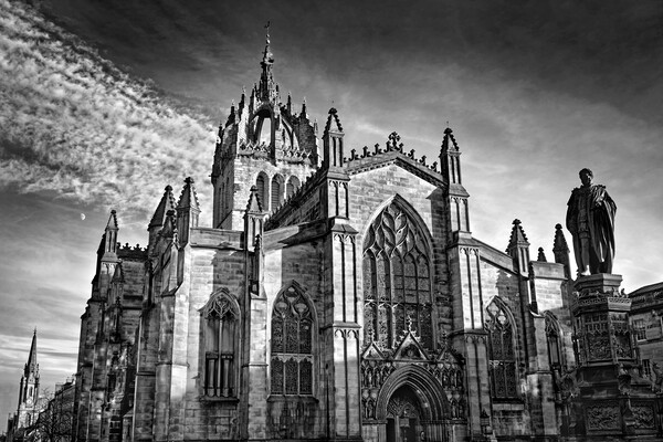 Edinburgh St Giles Cathedral Picture Board by Darren Galpin