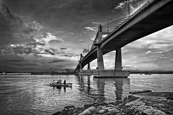 Cebu Marcelo Fernan Bridge  Picture Board by Darren Galpin