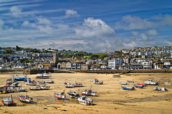 St Ives Harbour  Picture Board by Darren Galpin