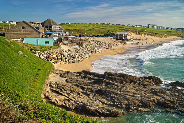 Fistral Beach Newquay Picture Board by Darren Galpin