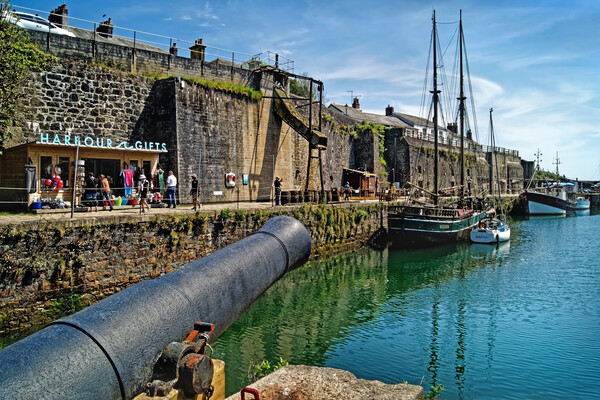 Charlestown Harbour Picture Board by Darren Galpin